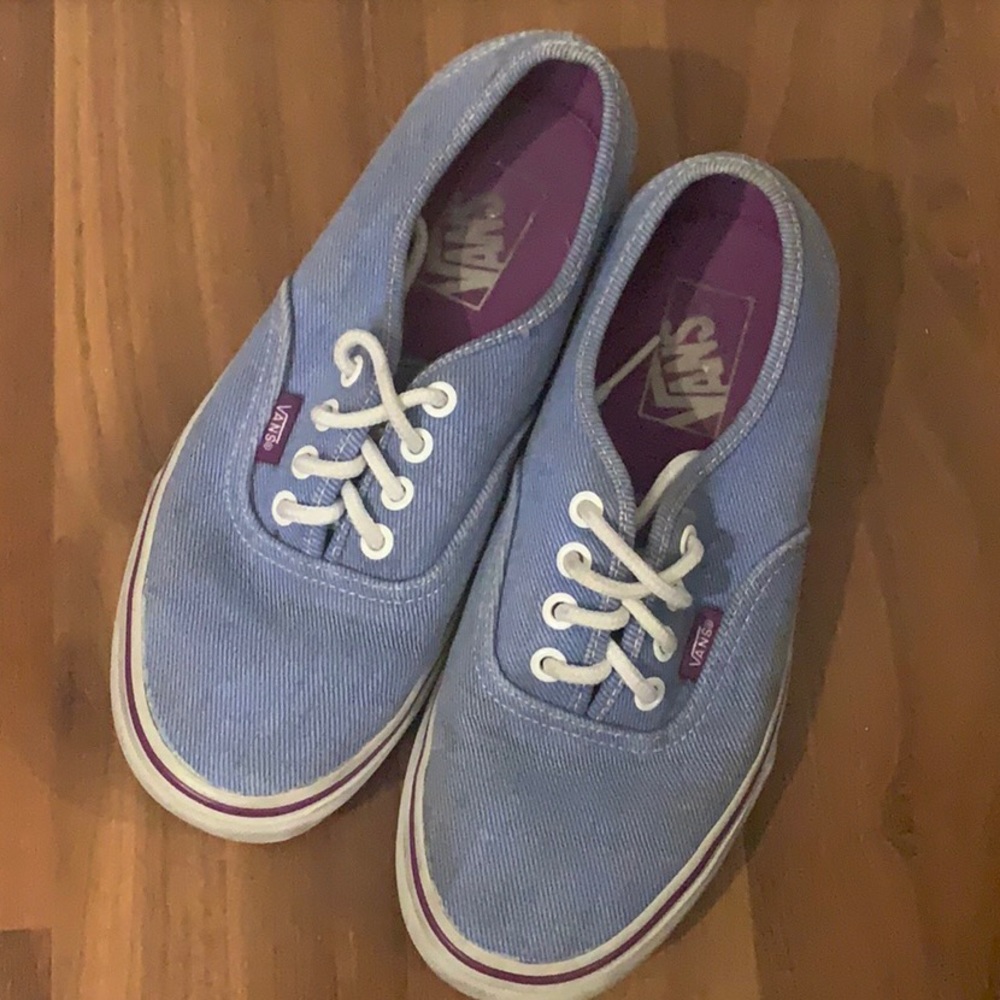 Authentic Blue (Denim) Vans